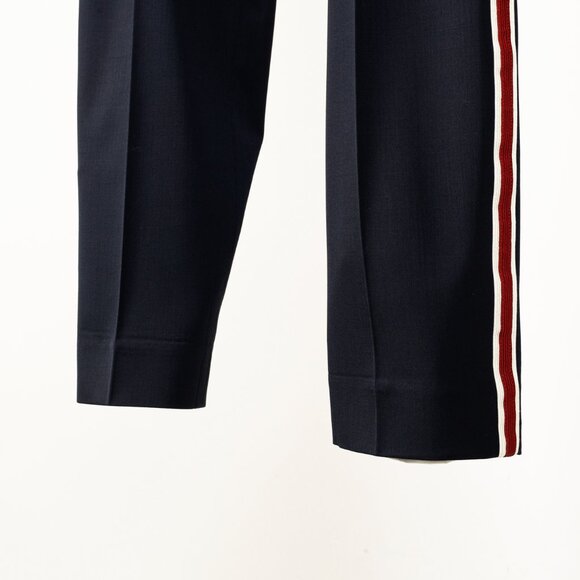 Calvin Klein 205W39NYC Navy Side-Stripe Trousers - Picture 6 of 12